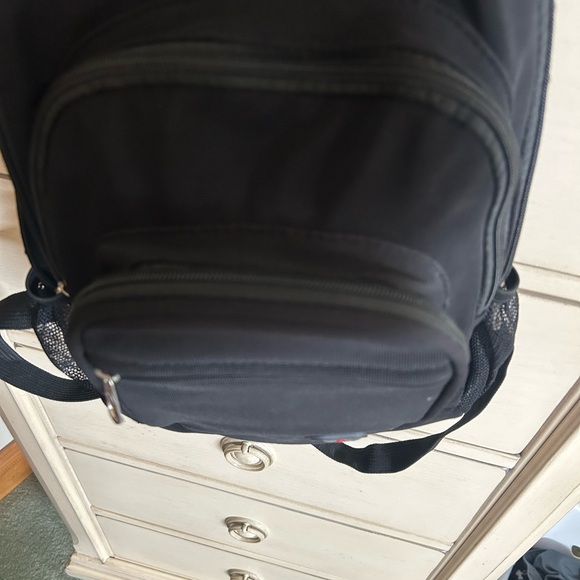 Classic Black Backpack with Multiple Compartments - Picture 5 of 10